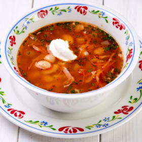 Суп фасолевый (ПОНЕДЕЛЬНИК)